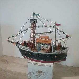 Lemax Christmas Village SS Islander Sailboat Retir